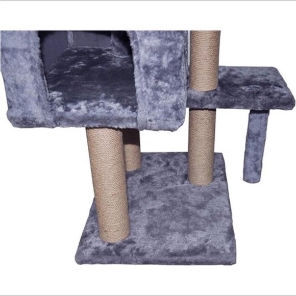 Cat tower Furniture Jute-Covered Scratching Posts with a Ball Active - Picture 6 of 7